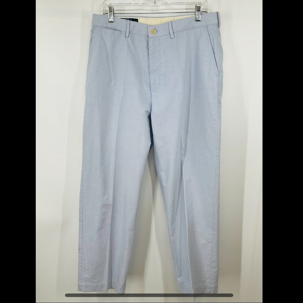 Polo Ralph Lauren 34x30 blue Oxford pants cotton